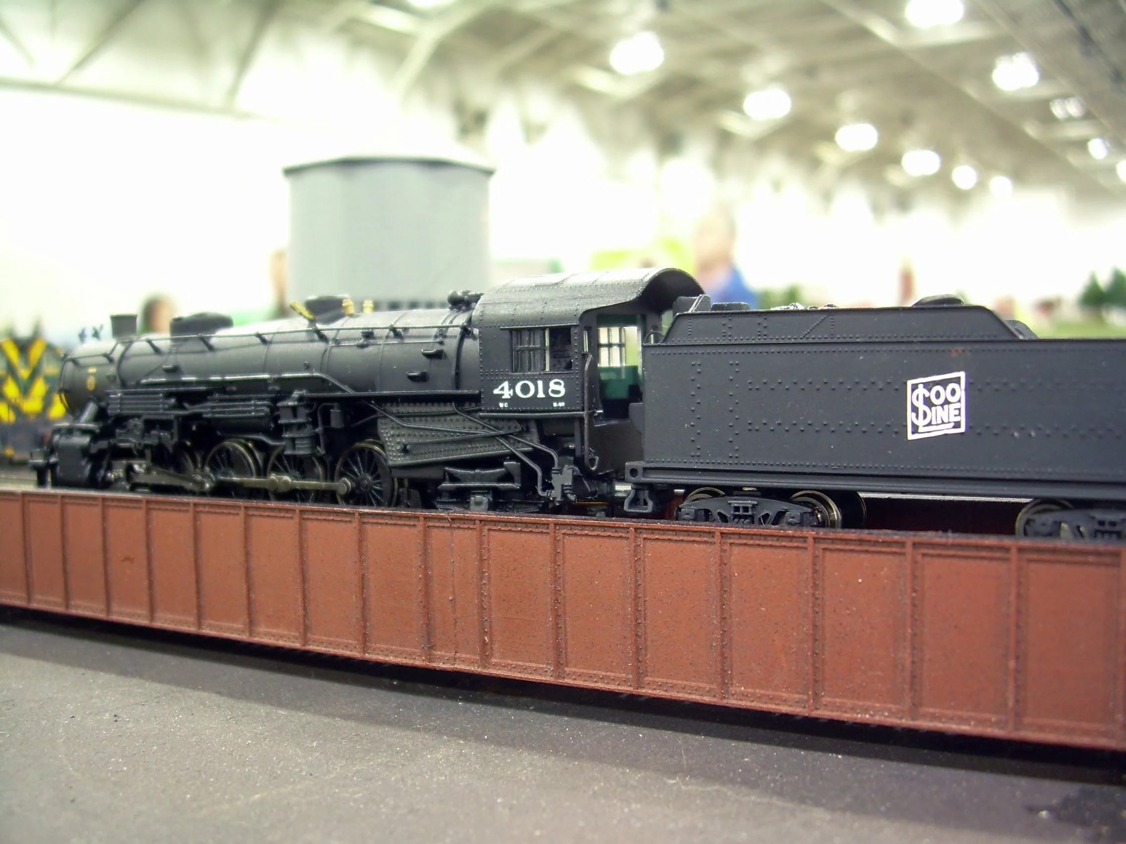 Trainfest 2009 modules on the floor