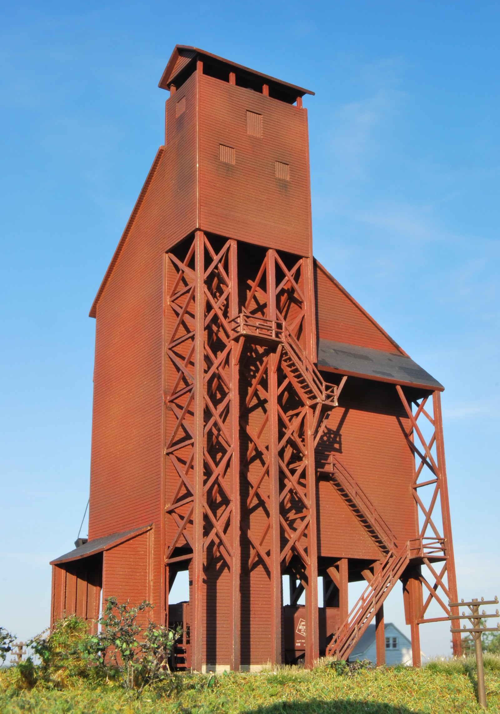 Coaling tower on the Modutrak Sturtevant module